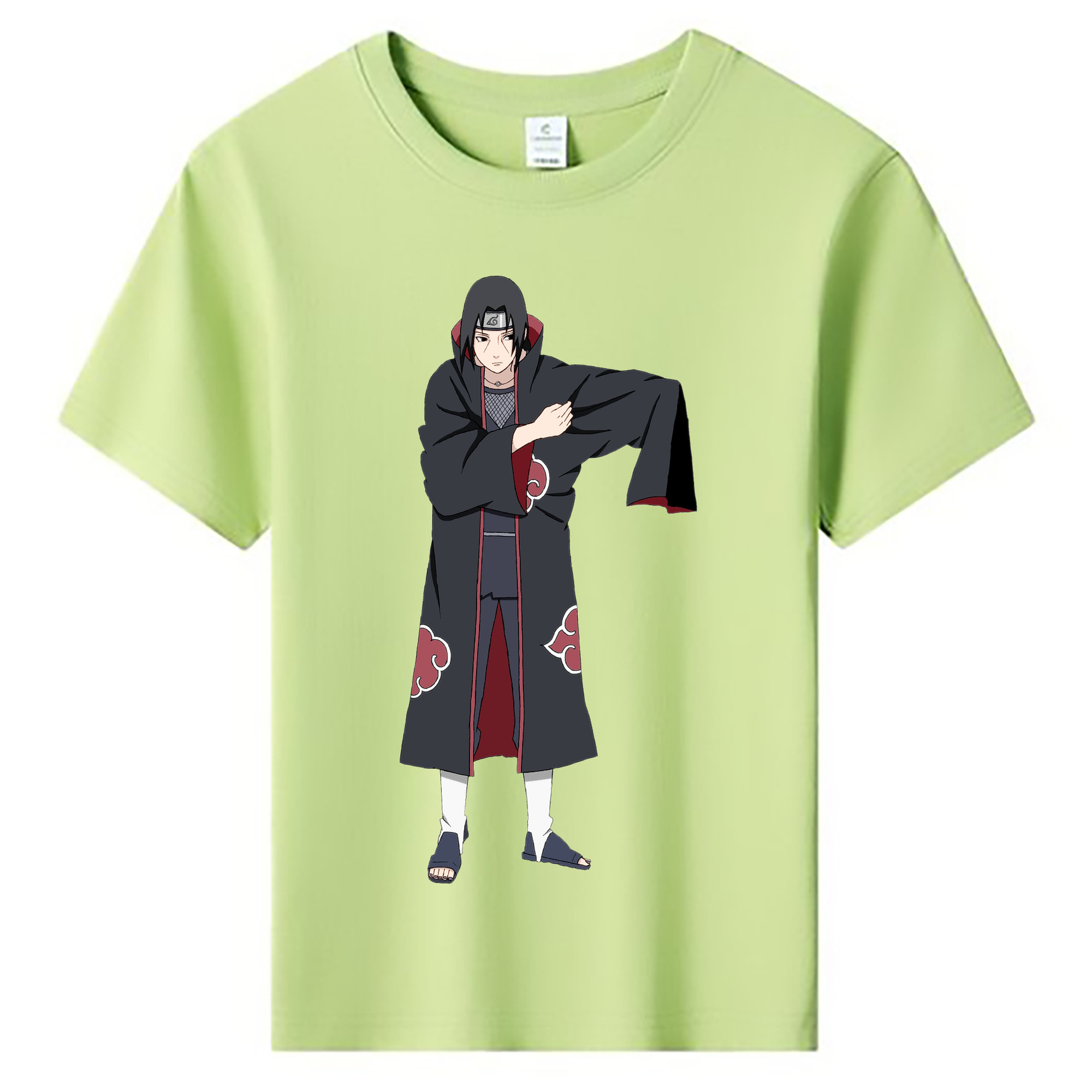 （画像用） NARUTO -ナルト- うちは イタチ Uchiha Itachi 綿100％キッズTシャツ（フロントプリント）